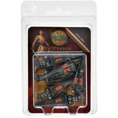 Набор кубиков PolyHero: Warrior 6d6 Swords (Steel Grey)