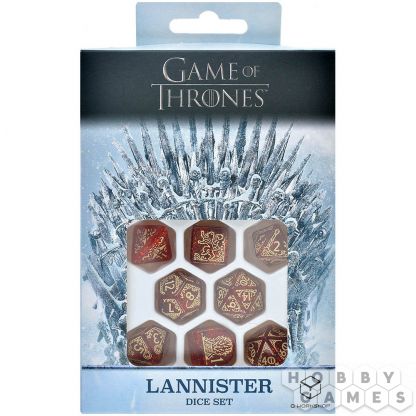 Набор кубиков Game of Thrones Dice Set: Lannister, 8 шт.