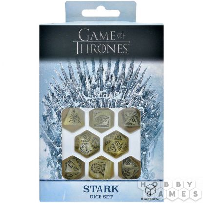 Набор кубиков Game of Thrones Dice Set: Stark, 8 шт.