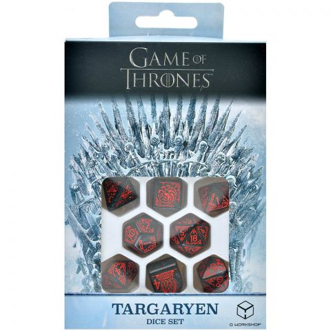 Набор кубиков Game of Thrones Dice Set: Targaryen, 8 шт.