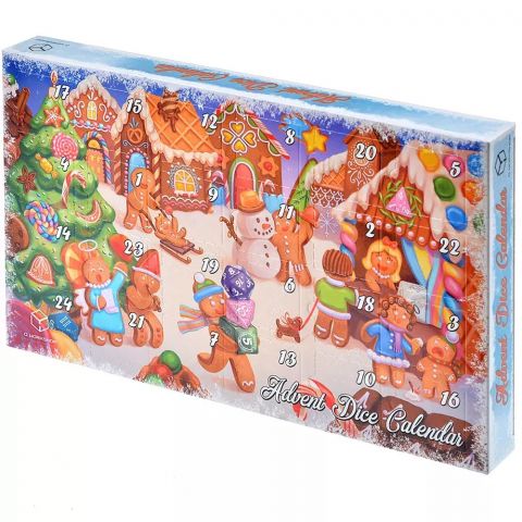 Адвент-календарь с игральными кубиками Advent Dice Calendar
