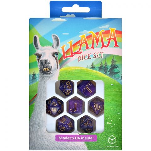 Набор кубиков Llama Dice Set: Zippy, 7 шт.