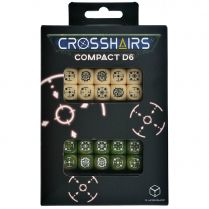Набор кубиков Crosshairs Compact D6: Beige & Olive