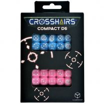 Набор кубиков Crosshairs Compact D6: Blue & Pink