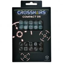 Набор кубиков Crosshairs Compact D6: Stormy & Black