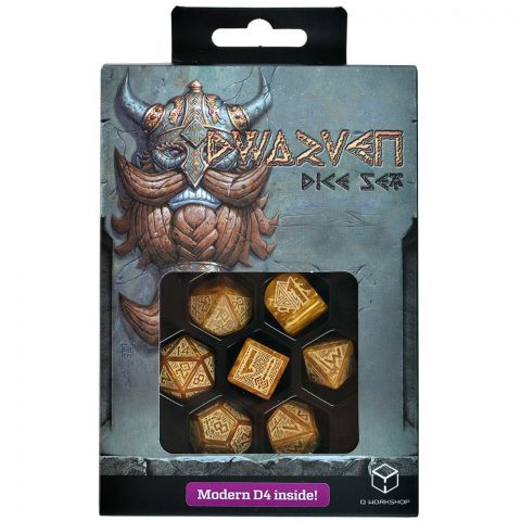 Набор кубиков Dwarven Dice Set: Gold, 7 шт.