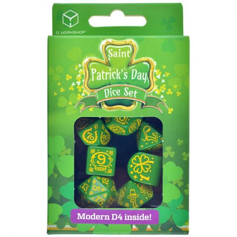 Набор кубиков Saint Patrick's Day Modern Dice Set, 7 шт.