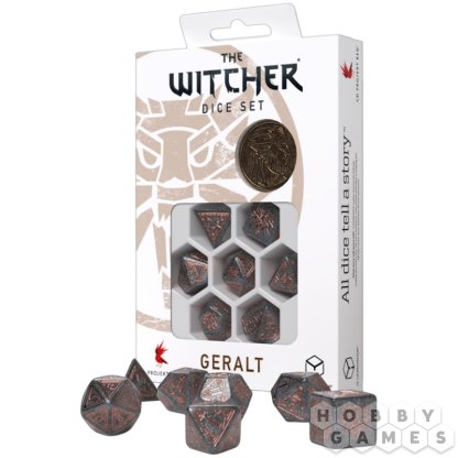 Набор кубиков The Witcher Dice Set. Geralt: Price of Neutrality, 7 шт.