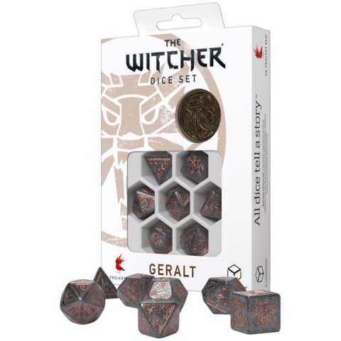 Набор кубиков The Witcher Dice Set. Geralt: Price of Neutrality, 7 шт.