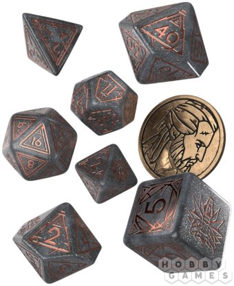Набор кубиков The Witcher Dice Set. Geralt: Price of Neutrality, 7 шт. фото 2