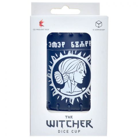 Стакан для кубиков The Witcher Dice Cup. Ciri The Sword Dance, кожаный
