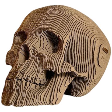 Картонный 3D-пазл QBRIX 3D: Череп