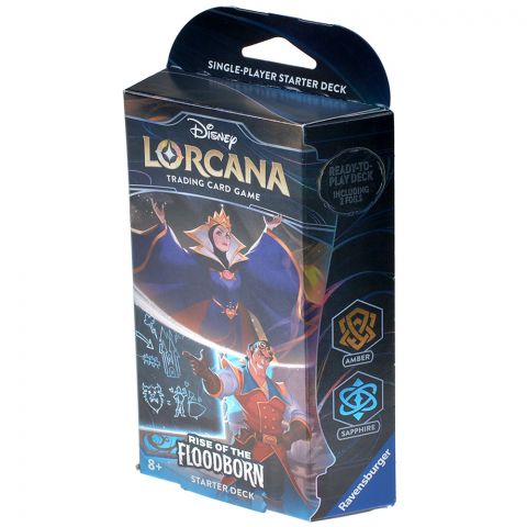 Lorcana TCG. Rise of the Floodborn: Amber and Sapphire
