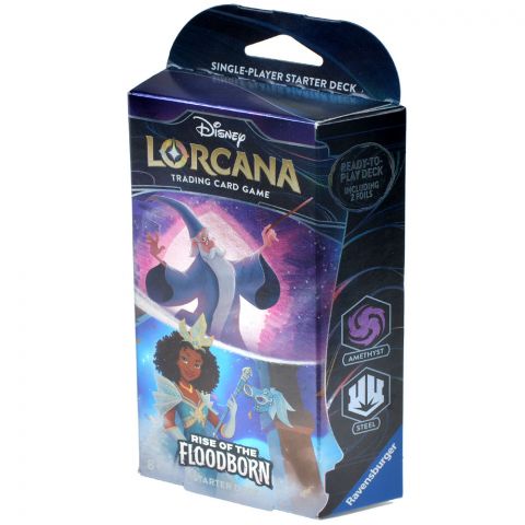 Lorcana TCG. Rise of the Floodborn: Amethyst and Steel