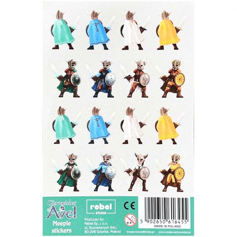 Набор стикеров Chronicles of Avel: Meeple Stickers