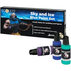 Набор красок Scale75: Sky and Ice Blue Paint Set