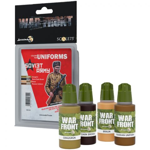 Набор красок Scale75. Colors for Uniforms: Soviet Army