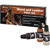 Набор красок Scale75: Wood and Leather Paint Set