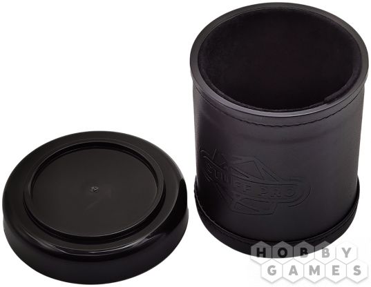 Стакан для кубиков Stuff Pro: кожаный с крышкой (чёрный) фото 3