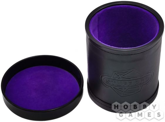 Стакан для кубиков Stuff Pro: кожаный с крышкой (фиолетовый) фото 4