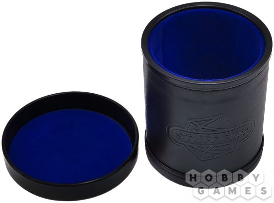 Стакан для кубиков Stuff Pro: кожаный с крышкой (синий) фото 4