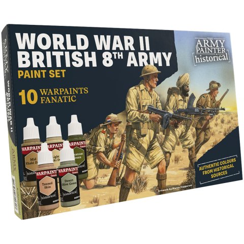 Набор красок The Army Painter: Historical. World War II British 8th Army
