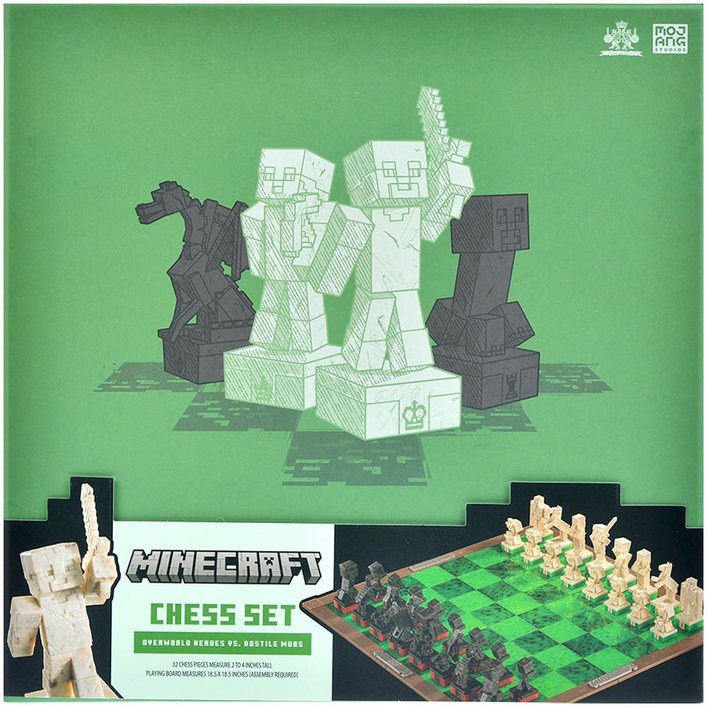 Настольная игра The Noble Collection Chess set: Minecraft Бука419 - фото 2