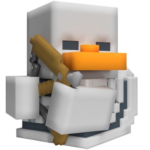 Фигурка-утка Tubbz. Minecraft: Skeleton