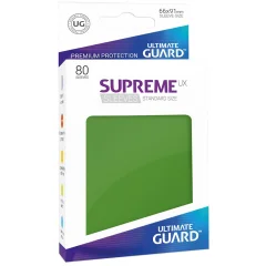 Протекторы Ultimate Guard Supreme UX (80 шт., 66x91 мм): зелёные