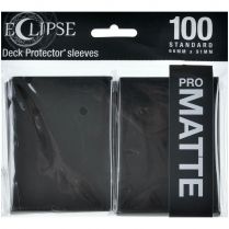 Протекторы Ultra-Pro Eclipse Pro-Matte Deck Protector (100 шт., 66x91 мм) чёрные матовые