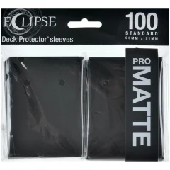 Протекторы Ultra PRO Eclipse Pro-Matte Deck Protector (100 шт., 66x91 мм) чёрные матовые