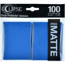 Протекторы Ultra-Pro Eclipse Pro-Matte Deck Protector (100 шт., 66x91 мм) синие матовые