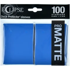 Протекторы Ultra PRO Eclipse Pro-Matte Deck Protector (100 шт., 66x91 мм) синие матовые