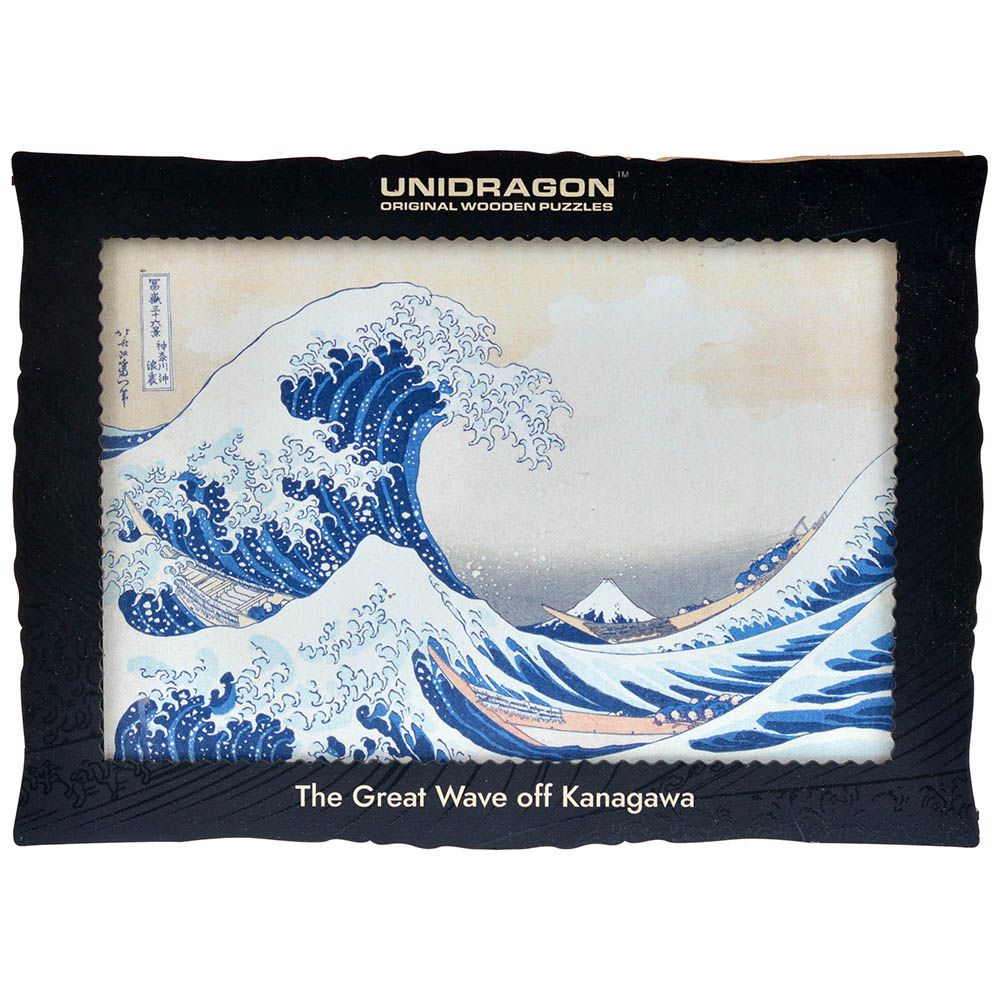 Unidragon Деревянный пазл "Большая волна у Канагавы" НФ-00004137