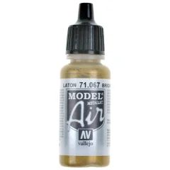 Краска Vallejo Model Air Metallic: Bright Brass 71.067