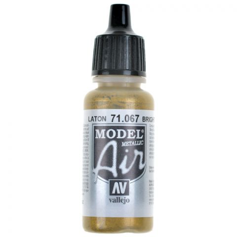 Краска Vallejo Model Air Metallic: Bright Brass 71.067