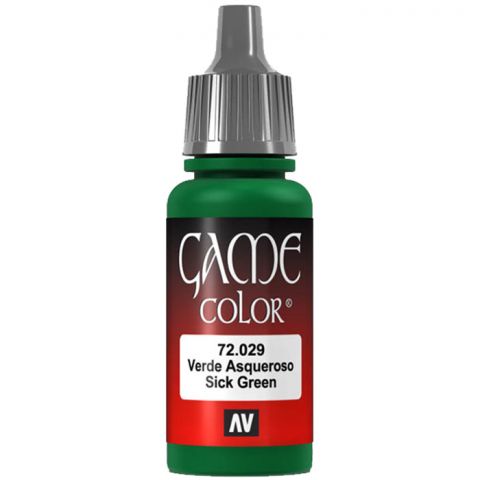 Краска Vallejo Game Color: Sick Green 72.029