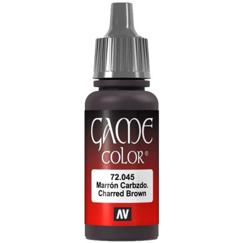 Краска Vallejo Game Color: Charred Brown 72.045