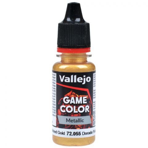 Краска Vallejo Game Color: Polished Gold 72.055