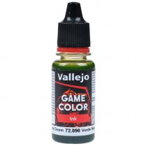 Краска Vallejo Game Ink: Black Green Ink 72.090