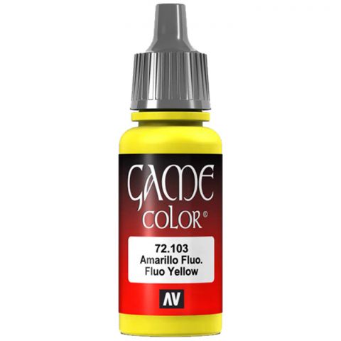 Краска Vallejo Game Color: Fluorescent Yellow 72.103