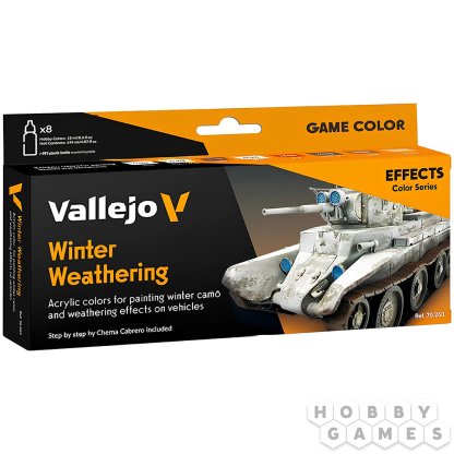 Набор красок Vallejo Effects: Winter Weathering 70.263