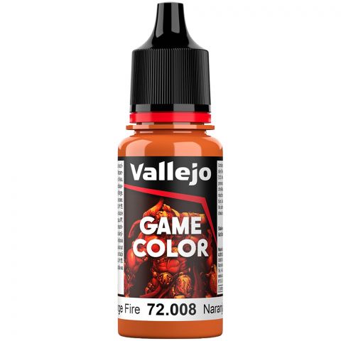 Краска Vallejo Game Color: Orange Fire 72.008