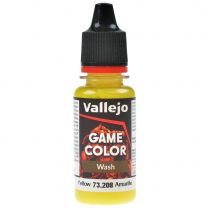 Краска Vallejo Game Wash: Yellow 73.208