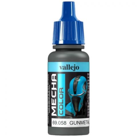Краска Vallejo Mecha Color: Gunmetal 69.058