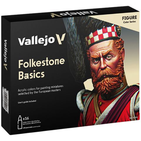 Набор красок Vallejo Model Color: Folkstone Basics
