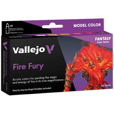 Набор красок Vallejo Model Color: Fire Fury 70.243