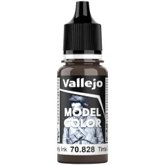 Краска Vallejo Model Color: Mahogany Ink 70.828