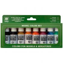 Набор красок Vallejo Model Color: Transparent Colors 70.136