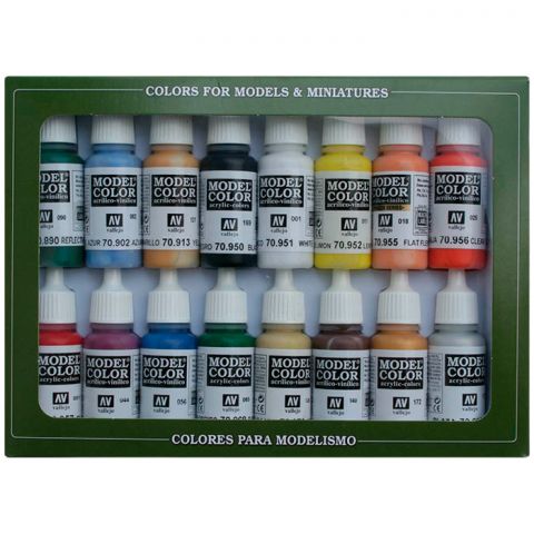 Набор красок Vallejo Model Color: Basic Colors USA 70.140
